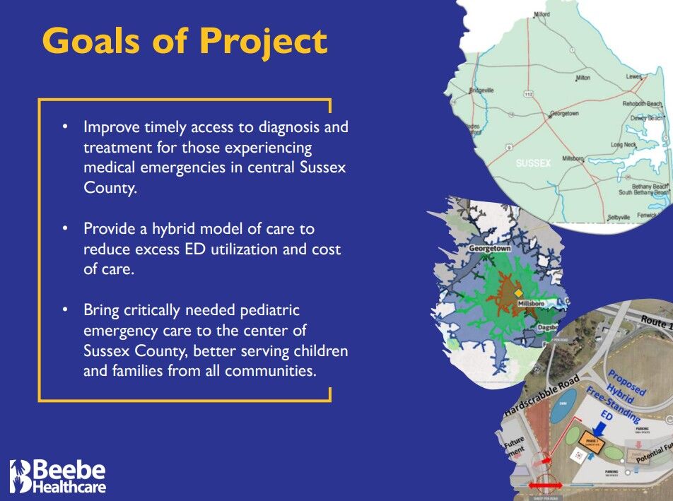 Beebe Healthcare's goals for their Millsboro health campus project